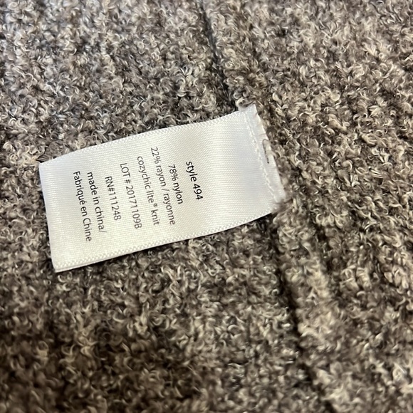 Barefoot Dreams Cozychic Lite Montecito Circle Cardigan Size M Grey Style 494 - Picture 5 of 5
